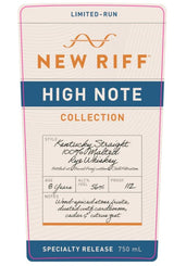 New Riff High Note Collection 100% Malted Rye Whiskey at CaskCartel.com