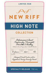 New Riff High Note Collection Bohemian Wheat Bourbon Whiskey at CaskCartel.com