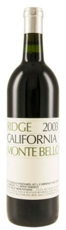 2003 | Ridge Vineyards | Monte Bello at CaskCartel.com