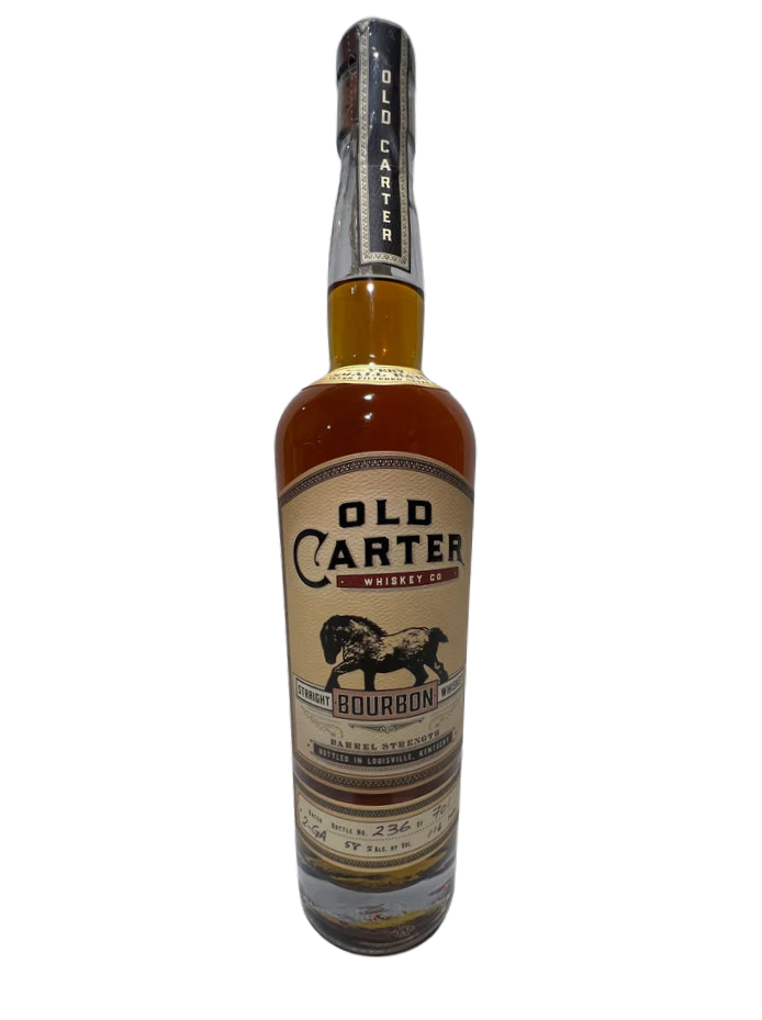 Old Carter Very Small Batch 2-GA Barrel strength Straight Bourbon 116 Proof Bottle 236 of 701 at CaskCartel.com