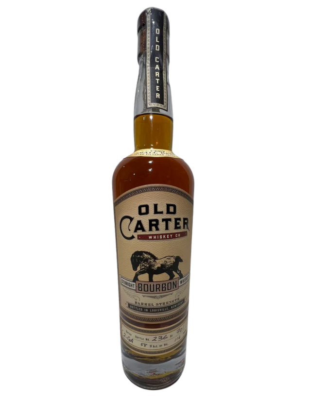 Old Carter Very Small Batch 2-GA Barrel strength Straight Bourbon 116 Proof Bottle 236 of 701 at CaskCartel.com