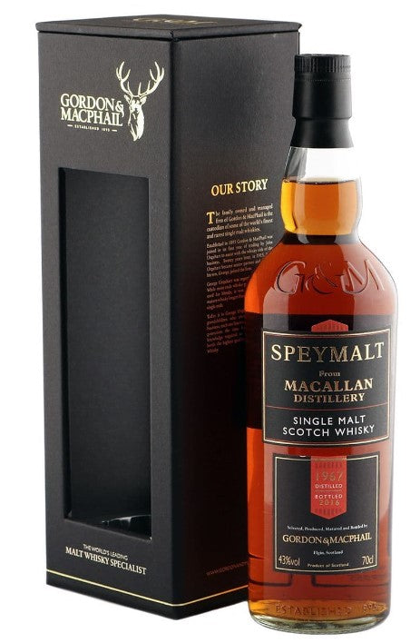 Gordon & MacPhail Speymalt Macallan Single Malt Scotch Whisky 1967 | 700ML