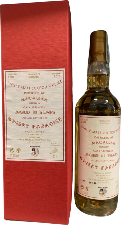 Macallan 2009 MI Cask Strength - Single Cask Bottling 11 Year Old (2020) Release (Cask #20) Scotch Whisky | 700ML at CaskCartel.com