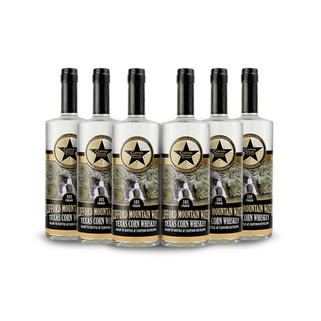 Clifford Distilling | Clifford Mountain Water: Texas Corn Whiskey (6) Bottle Bundle at CaskCartel.com