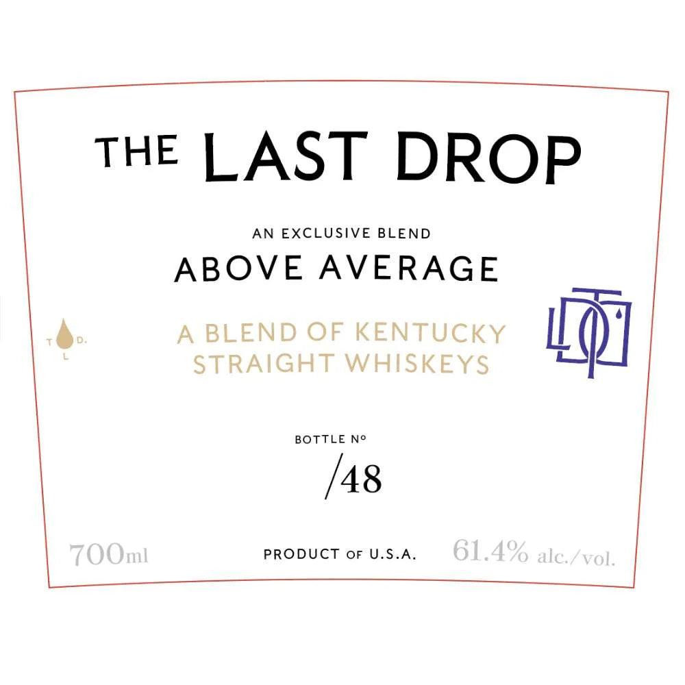 The Last Drop Above Average Blended Whiskey Bottle N48 | 700ML at CaskCartel.com