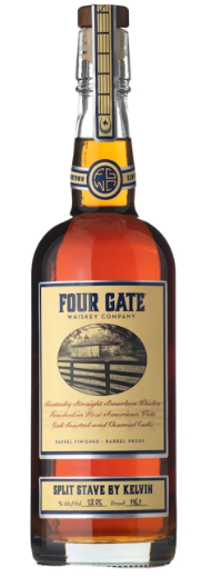 Four Gate | Flagship Split Stave by Kelvin | Barrel Proof Whiskey | 2024 Release