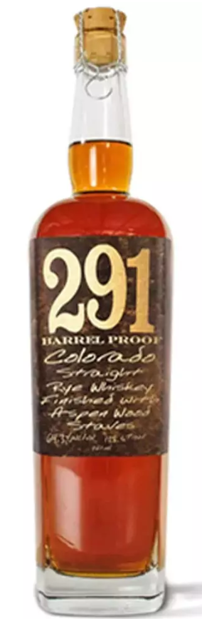 291 Barrel Proof Rye Colorado Straight Bourbon Whisky