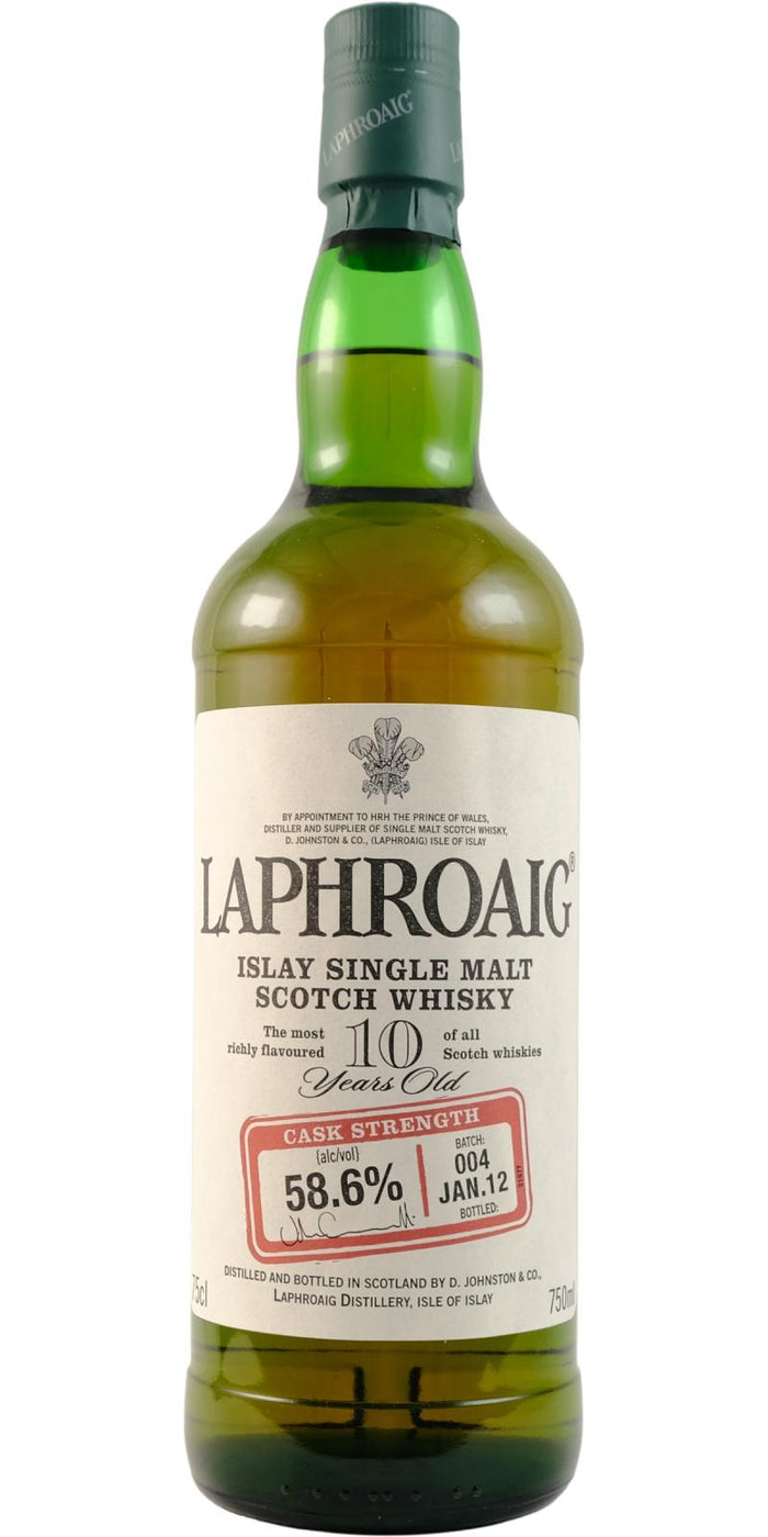 Laphroaig 10 Year Old Batch #4 Original Cask Strength Single Malt Scotch Whisky
