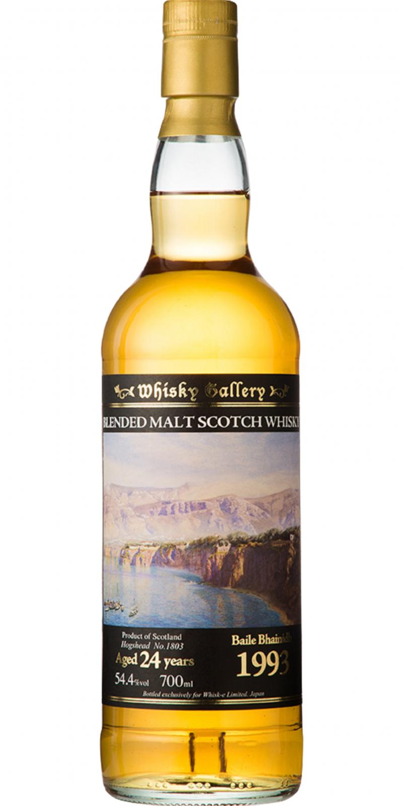 Blended Malt Scotch Whisky 1993 Baile Bhainidh W-e Whisky Gallery | 700ML at CaskCartel.com