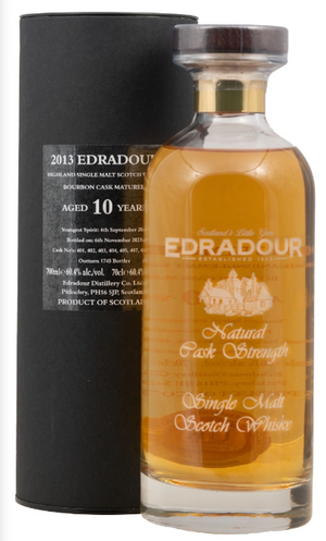 Edradour 10 Year Old 2013 Bourbon Cask Ibisco Single Malt Scotch Whisky | 700ML at CaskCartel.com