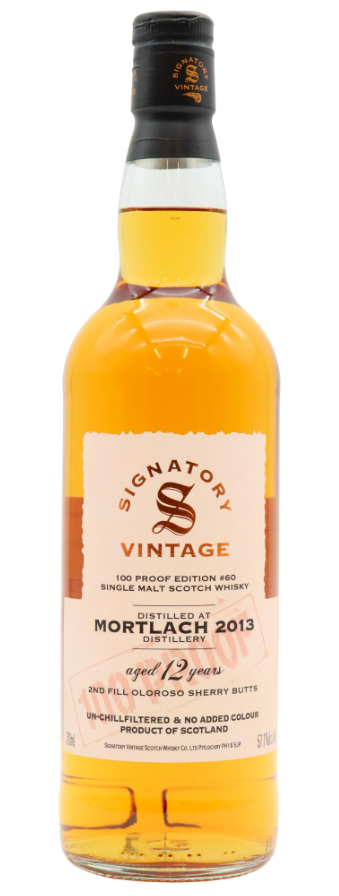Mortlach Signatory Vintage 100 Proof - Batch #60 12 Year Old · 2013 Vintage Single Malt Scotch Whisky | 700ML at CaskCartel.com