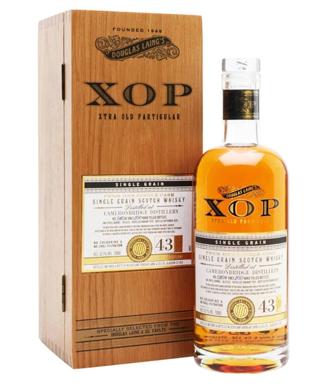 Douglas Laing's XOP Cameronbridge 43 Year Old Single Grain Scotch Whisky