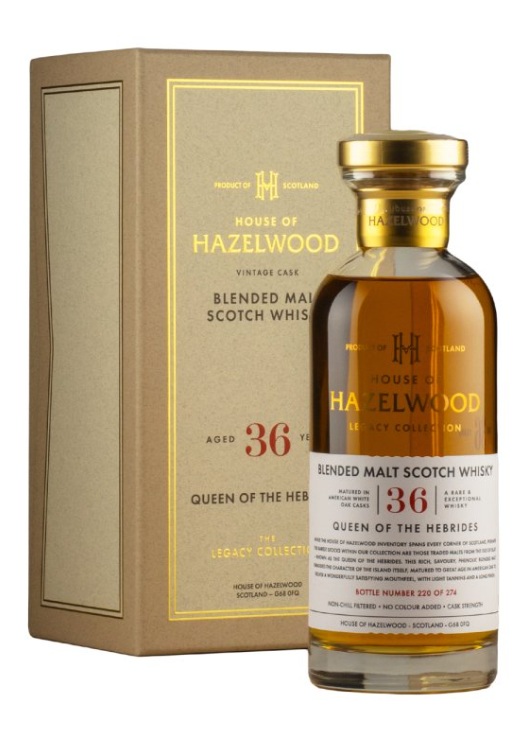 Queen of Hebrides 36 Year Old House of Hazelwood Legacy Collection Blended Scotch Whisky | 700ML at CaskCartel.com