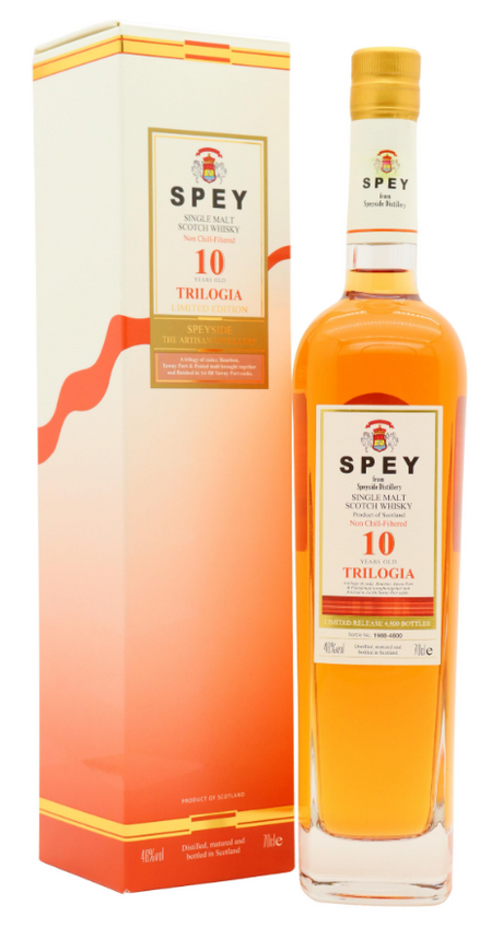 Speyside Distillery Spey Trilogia Lightly Peated 10 Year Old Single Malt Scotch Whisky | 700ML at CaskCartel.com