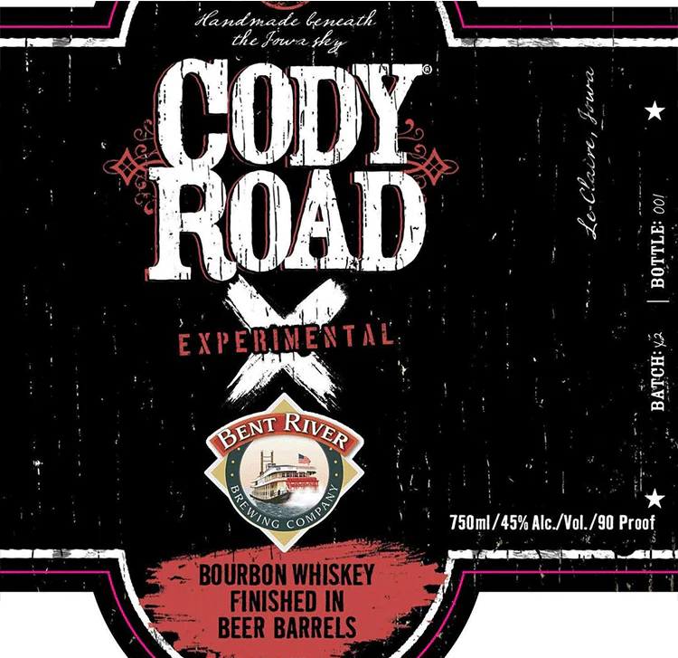 Mississippi River Distilling Cody Road X Finished In Bent River Beer Barrels Bourbon Whiskey at CaskCartel.com