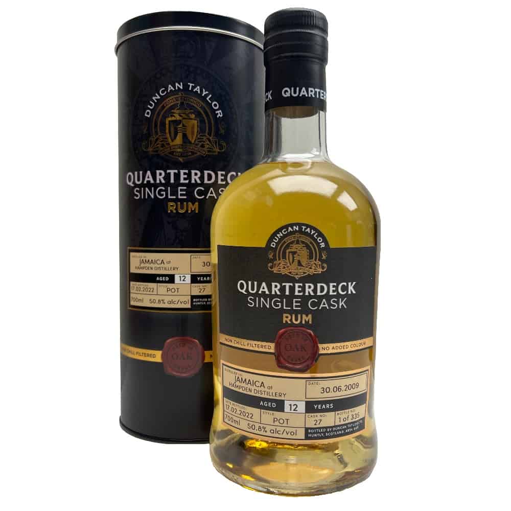 Duncan Taylor Quarterdeck Single Cask Jamaica Hampden 2009 12 Year Old | 700ML at CaskCartel.com