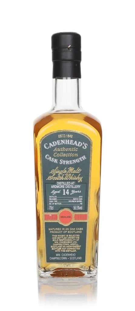 Ardmore 14 Year Old 2010 - Cadenhead's Authentic Collection Single Malt Scotch Whisky | 700ML at CaskCartel.com