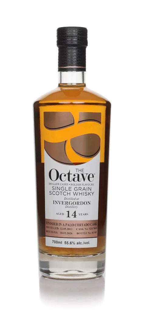 Invergordon 14 Year Old 2011 Cask #5247849 Palo Cortado Finish - The Octave (Duncan Taylor) Single Grain Scotch Whisky | 700ML at CaskCartel.com