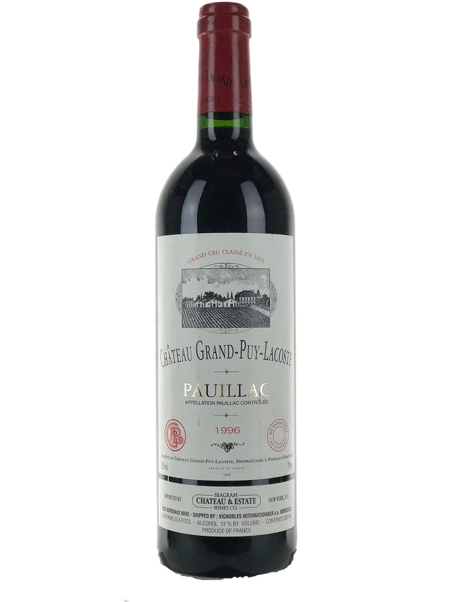 1996 | Chateau Grand-Puy-Lacoste | Pauillac at CaskCartel.com