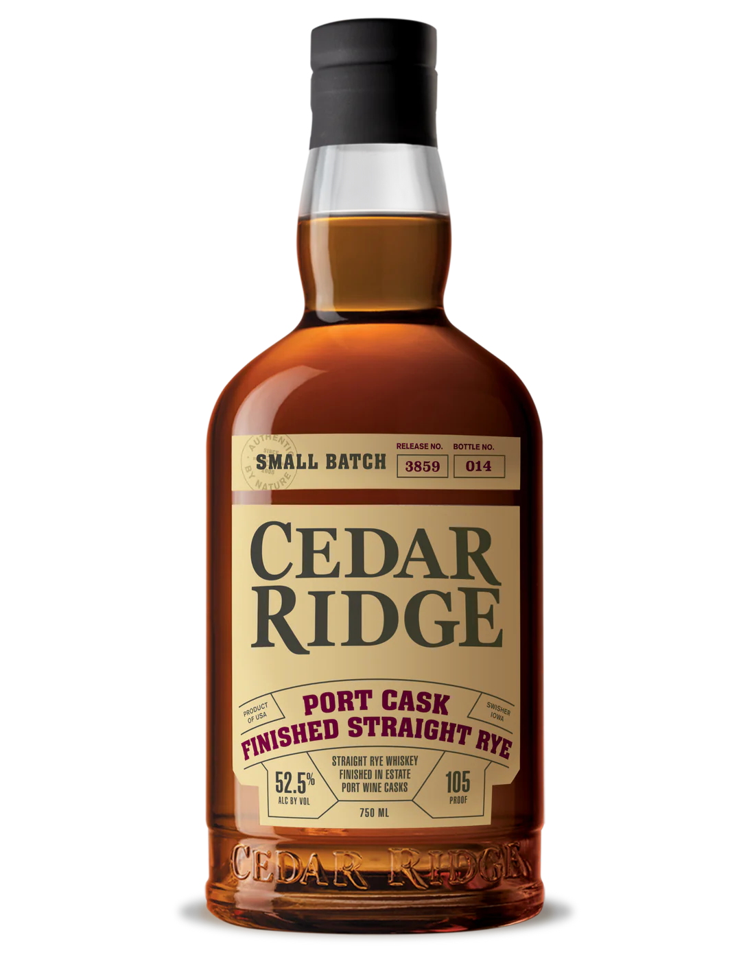 Cedar Ridge Port Cask Finished Straight Rye Whisky at CaskCartel.com