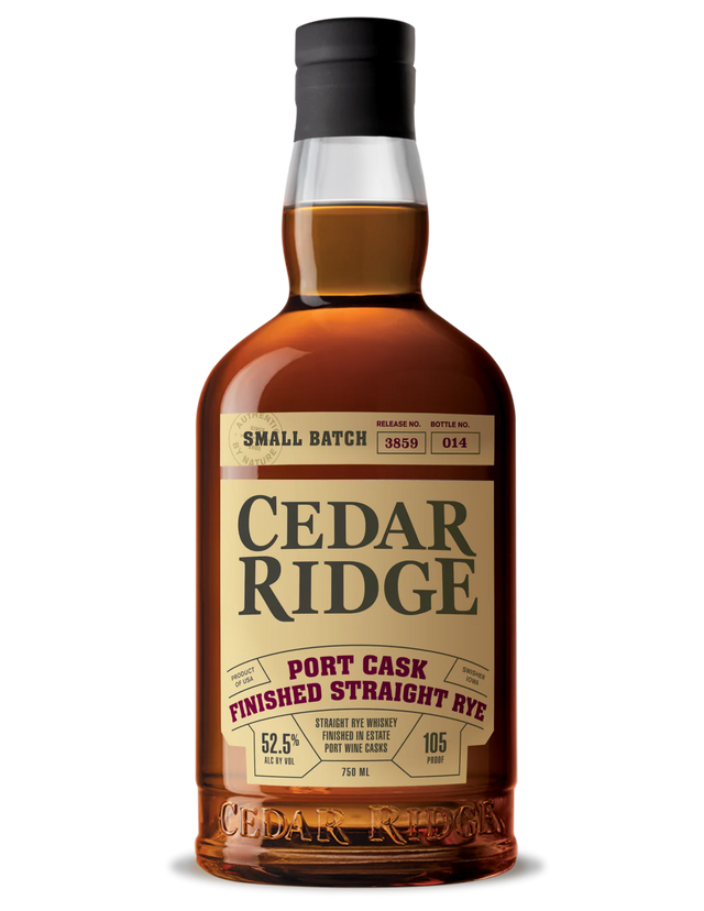 Cedar Ridge Port Cask Finished Straight Rye Whisky at CaskCartel.com