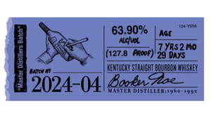 Booker’s Bourbon Batch 2024-04 "Master Distillers Batch" Whisky