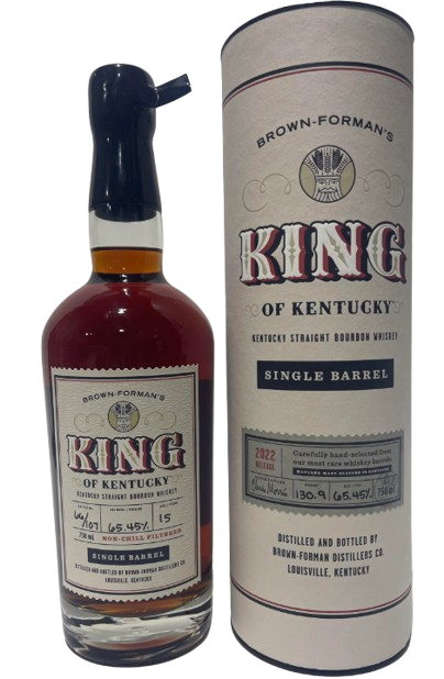 Brown Forman's 2022 King of Kentucky 15 Year Old 130.9 Proof Single Kentucky Straight Bourbon Whiskey at CaskCartel.com