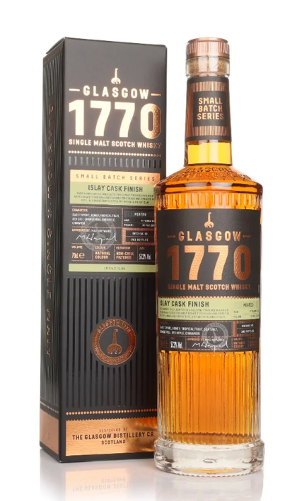 Glasgow 1770 Islay Cask Finish Peated Single Malt Scotch Whisky | 700ML at CaskCartel.com