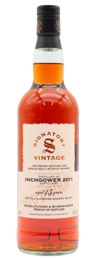 Inchgower Signatory Vintage 100 Proof - Batch #53 13 Year Old · 2011 Vintage Single Malt Scotch Whisky | 700ML at CaskCartel.com
