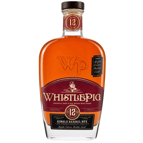 WhistlePig 12 Year Old Bespoke Barrel Maple Creme Brulee Cask Rye Whiskey at CaskCartel.com