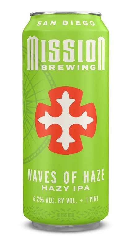 Mission Brewing Waves Of Haze Hazy IPA Beer | (4)*473ML at CaskCartel.com