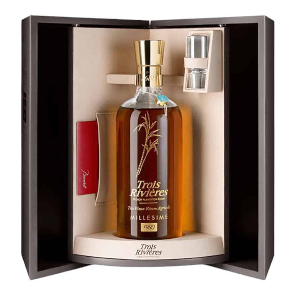 Trois Rivières Millésime 1980 Carafe Baccarat Rum | 700ML at CaskCartel.com