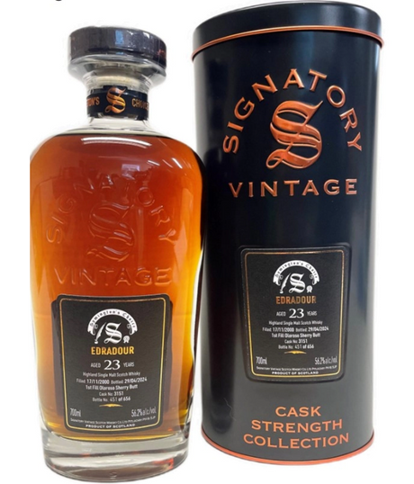 Edradour 2000 23 Year Old 1st Fill Sherry Butt Cask #3151 Single Malt Scotch Whisky | 700ML at CaskCartel.com