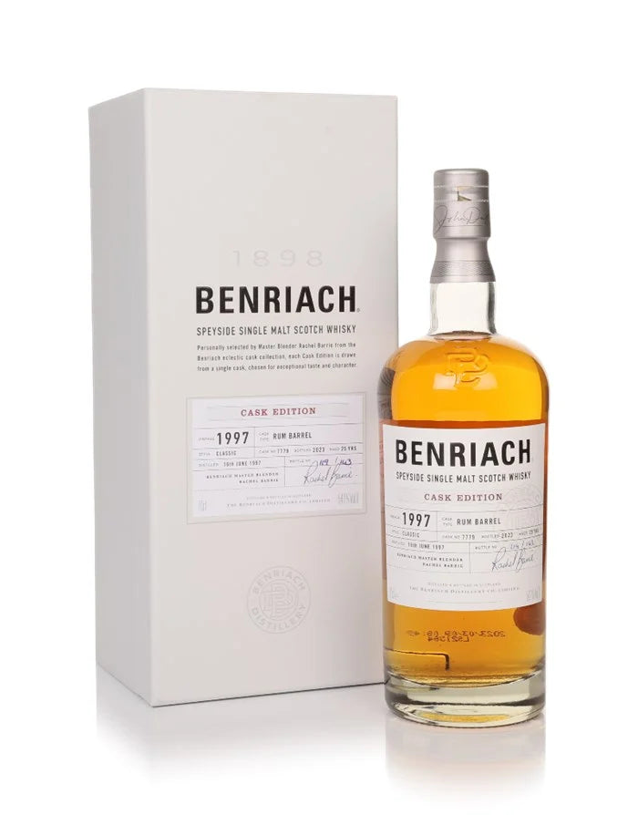 Benriach 25 Year Old 1997 Cask #7779 Cask Edition - Rum Barrel Single Malt Scotch Whisky | 700ML