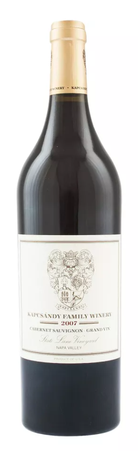 2007 | Kapcsándy Family Winery | State Lane Vineyard Grand-Vin Cabernet Sauvignon at CaskCartel.com
