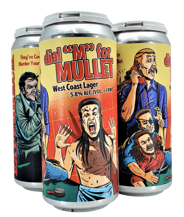 Paperback Brewing Co. Dial M Mullet West Coast Lager Beer | (4)*473ML at CaskCartel.com