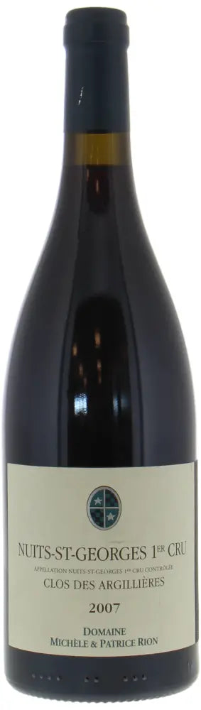 2007 | Domaine Michèle & Patrice Rion | Clos des Argillieres at CaskCartel.com