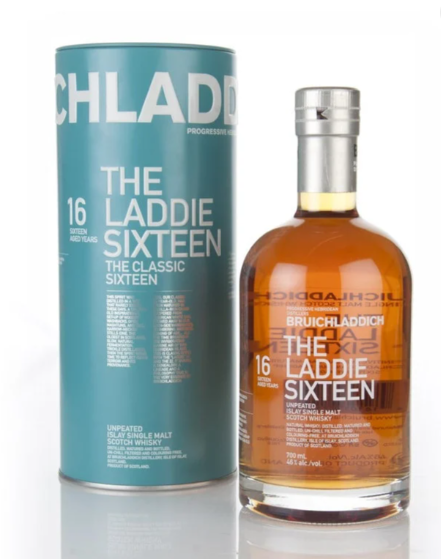 Bruichladdich 16 Year Old - The Laddie Sixteen Single Malt Scotch Whisky | 700ML at CaskCartel.com