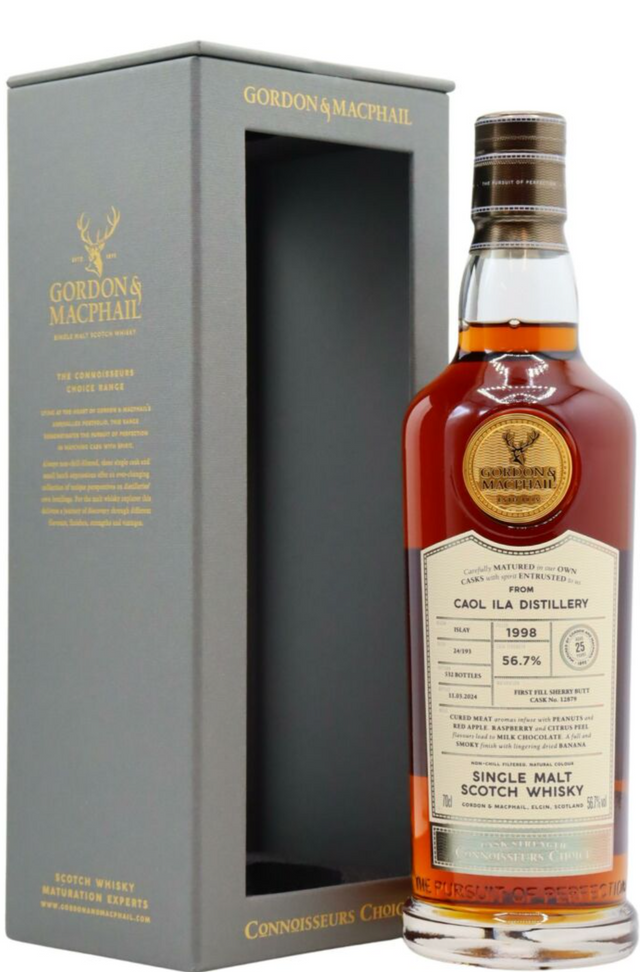 Caol Ila Connoisseurs Choice Single Cask #12879 1998 25 Year Old Whisky | 700ML at CaskCartel.com