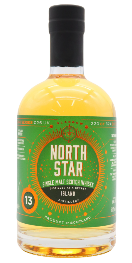 Undisclosed Orkney North Star Single Cask 13 Year Old · 2012 Vintage Single Malt Scotch Whisky | 700ML at CaskCartel.com