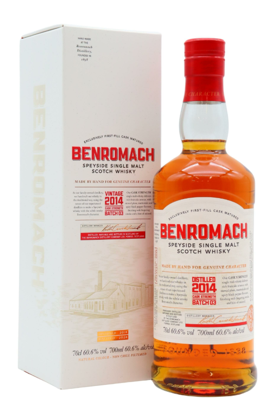 Benromach Cask Strength Batch #3 10 Year Old 2014 Vintage Single Malt Scotch Whisky | 700ML at CaskCartel.com