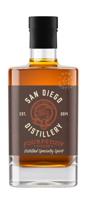 San Diego Distillery Fourpenny Experimental Whiskey | 375ML at CaskCartel.com