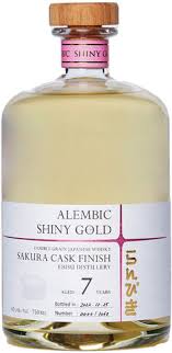 Alembic Shiny Gold 7 Year Old Sakura Cask Finish Japanese Whisky at CaskCartel.com