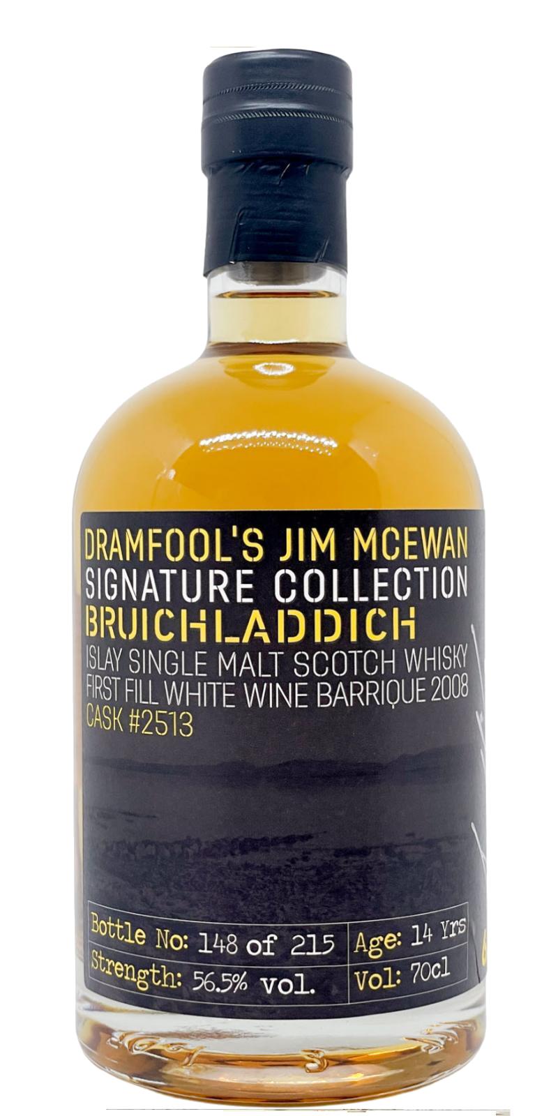 Bruichladdich Dramfool's Signature Collection 6.1 Single Cask #2513 2008 14 Year Old Whisky | 700ML at CaskCartel.com