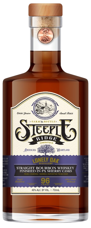 Lonely Oak Steeple Ridge Finished in PX Sherry Casks Straight Bourbon Whisky at CaskCartel.com