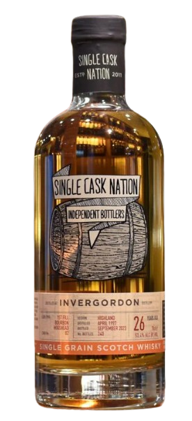 Single Cask Nation Invergordon 26 Year Old 1997 Cask #82 Single Grain Scotch Whisky | 700ML at CaskCartel.com