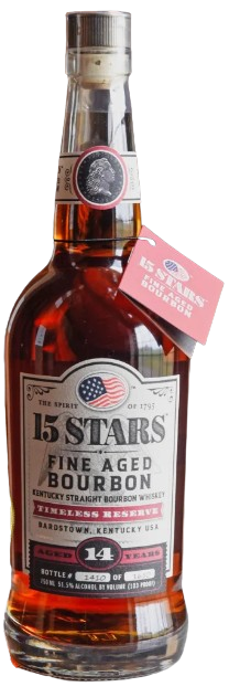 15 Stars |  Timeless Reserve | 14 Year Old | Kentrucky Straight Bourbon Whiskey | 2024 Limited Edition