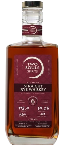 Two Souls Spirits | Wisconsin Waffles | 6 Year Old | Straight Rye Whiskey | 2024 Release at CaskCartel.com