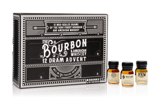 Bourbon & American Whiskey 12 Dram Advent Calendar 2024 | 12*30ML | By DRINKS BY THE DRAM at CaskCartel.com 