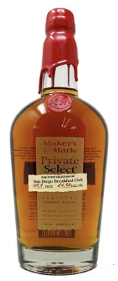 Maker’s Mark Private Barrel Select San Diego Breakfast Club Straight Bourbon Whiskey